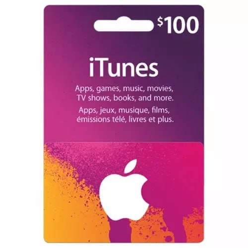 Apple iTunes $100 Gift Card USA Digital Voucher Code (Instant Delivery on E-Mail)
